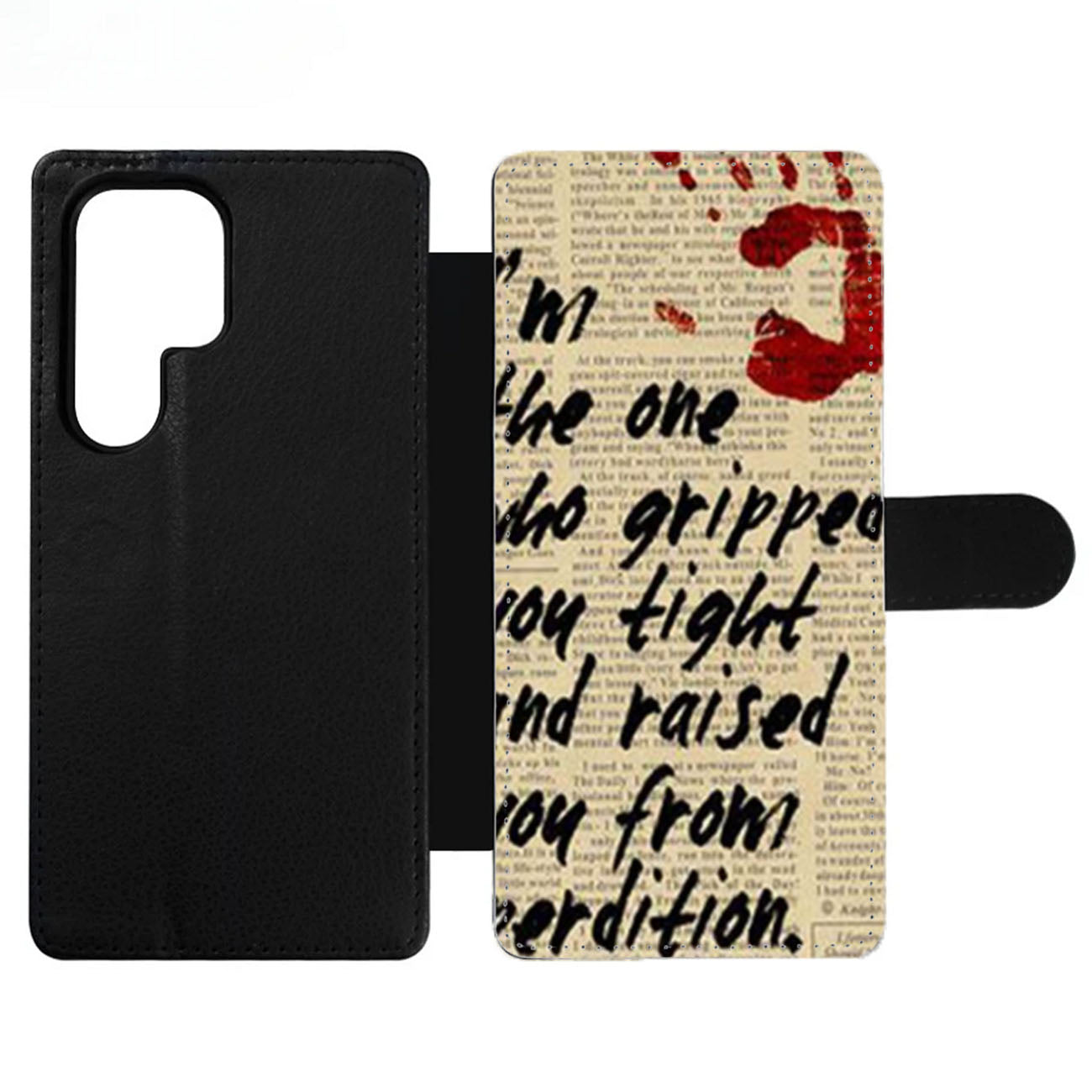 Supernatural Gripped You Tight Wallet Samsung Case