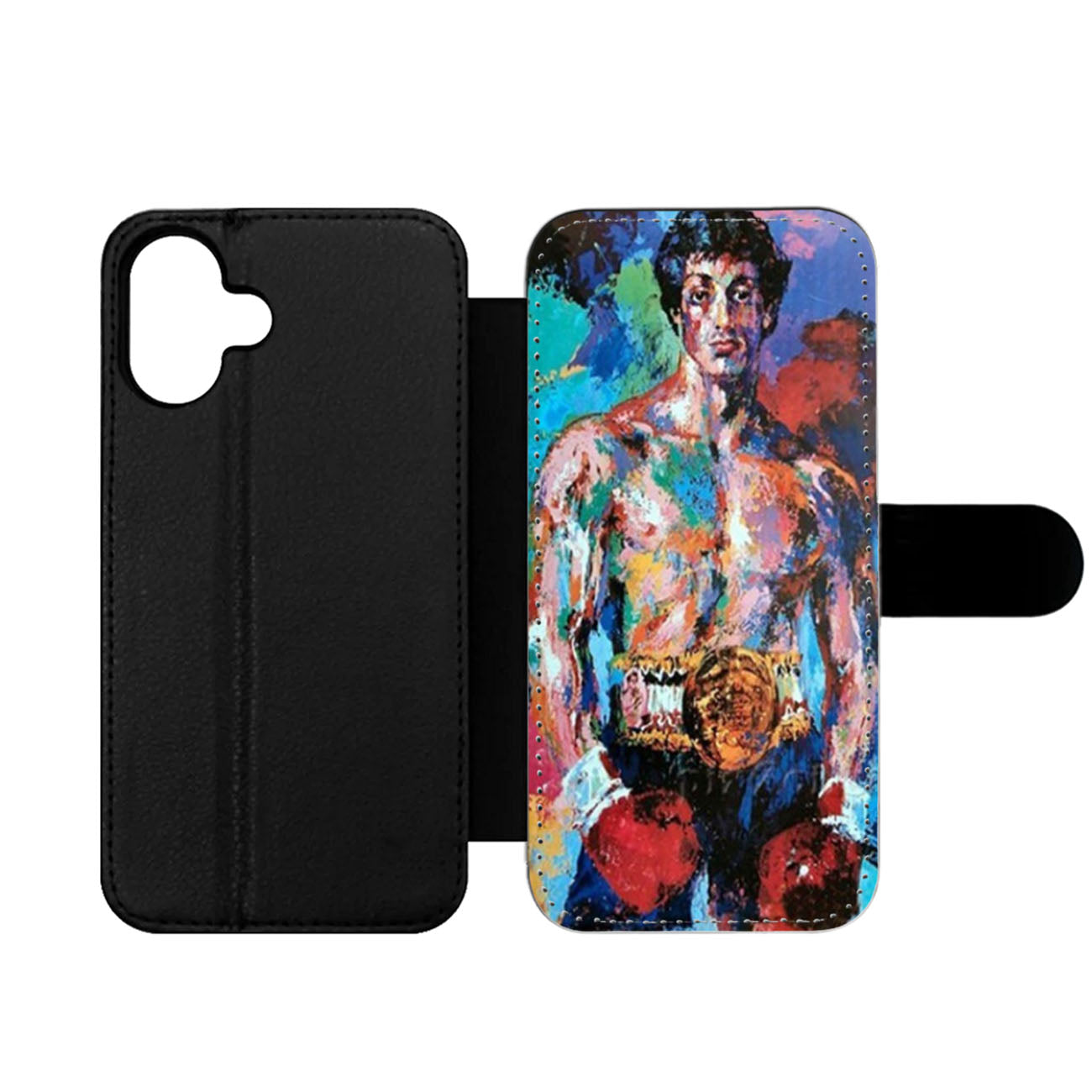 Sylvester Stallone Rocky Balboa Art Wallet iPhone Case