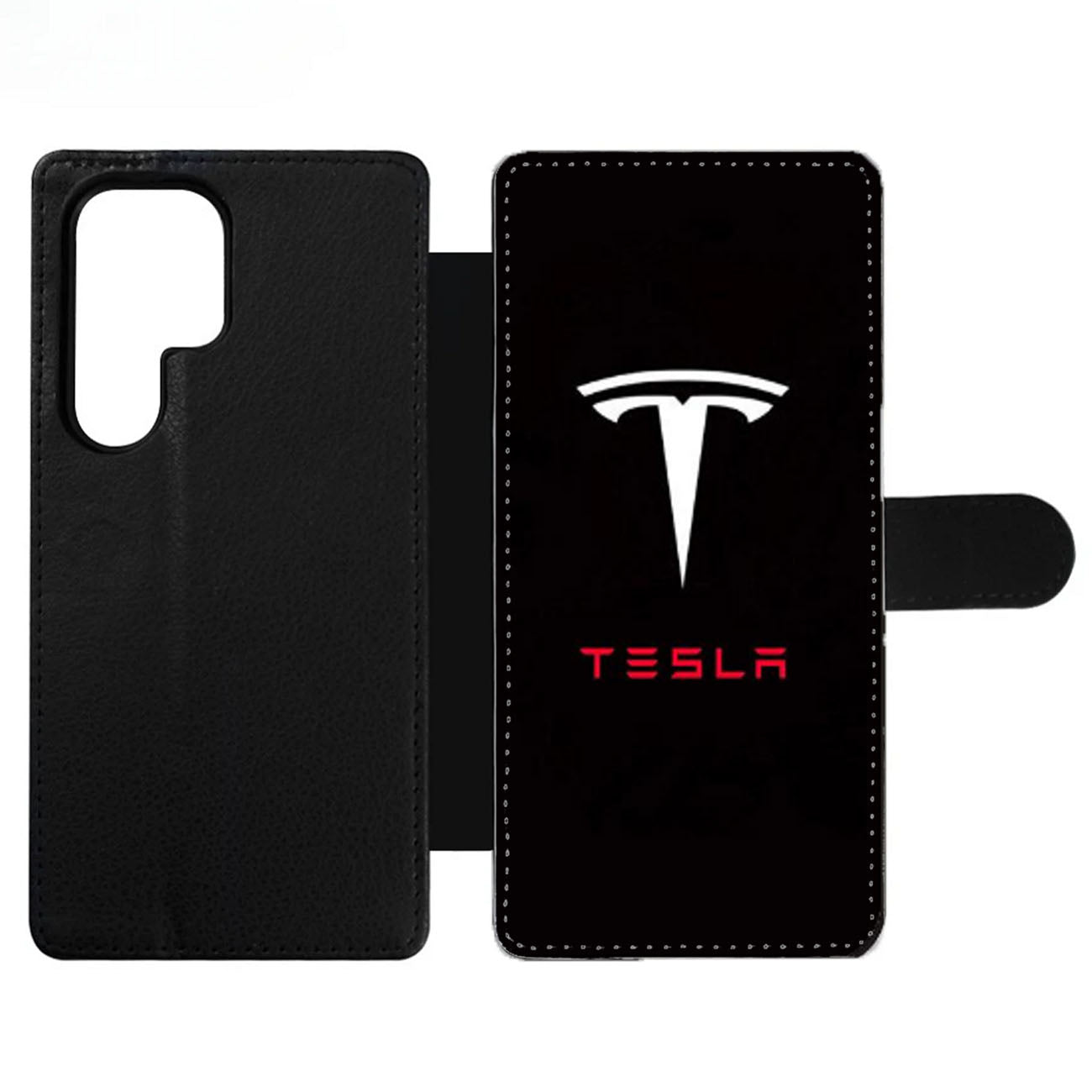 TESLA MOTORS LOGO TWO Wallet Samsung Case