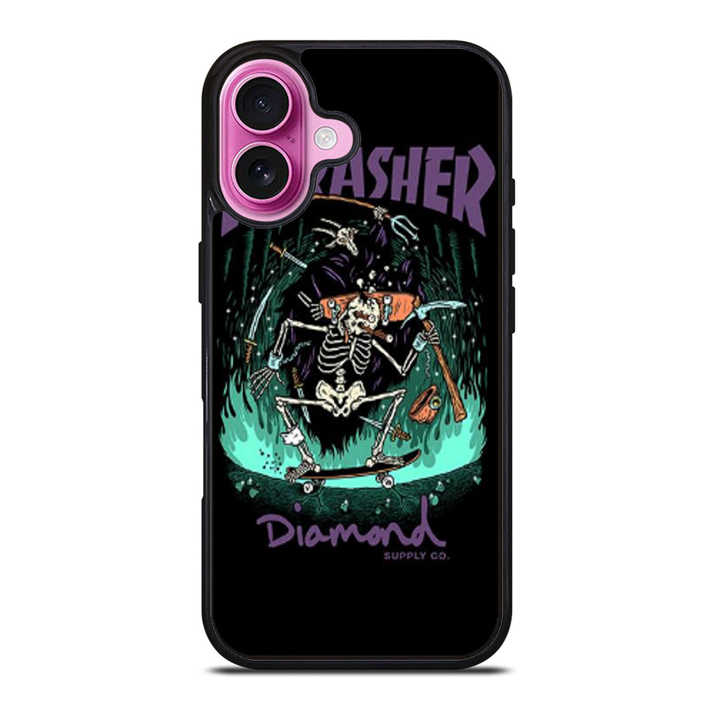THRASHER DIAMOND SUPPLY CO iPhone Case Cover