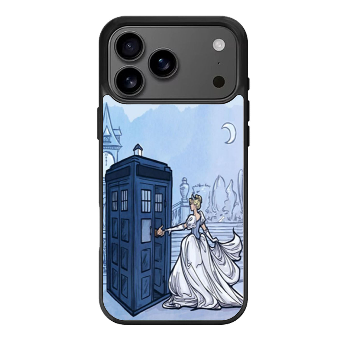 Tardis Cinderella Disney Princess iPhone 17 Pro Max Case