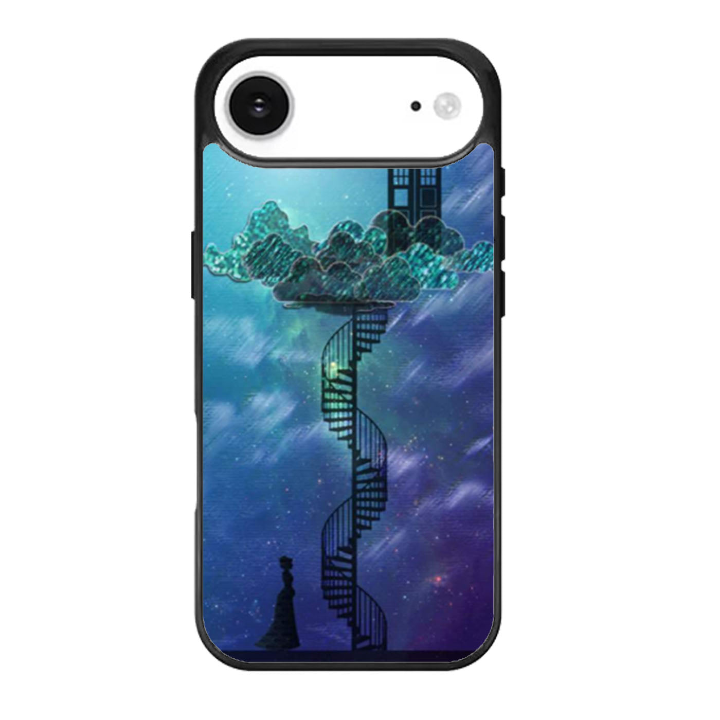 Tardis In Victorian Sky Collage Art iPhone Air Case