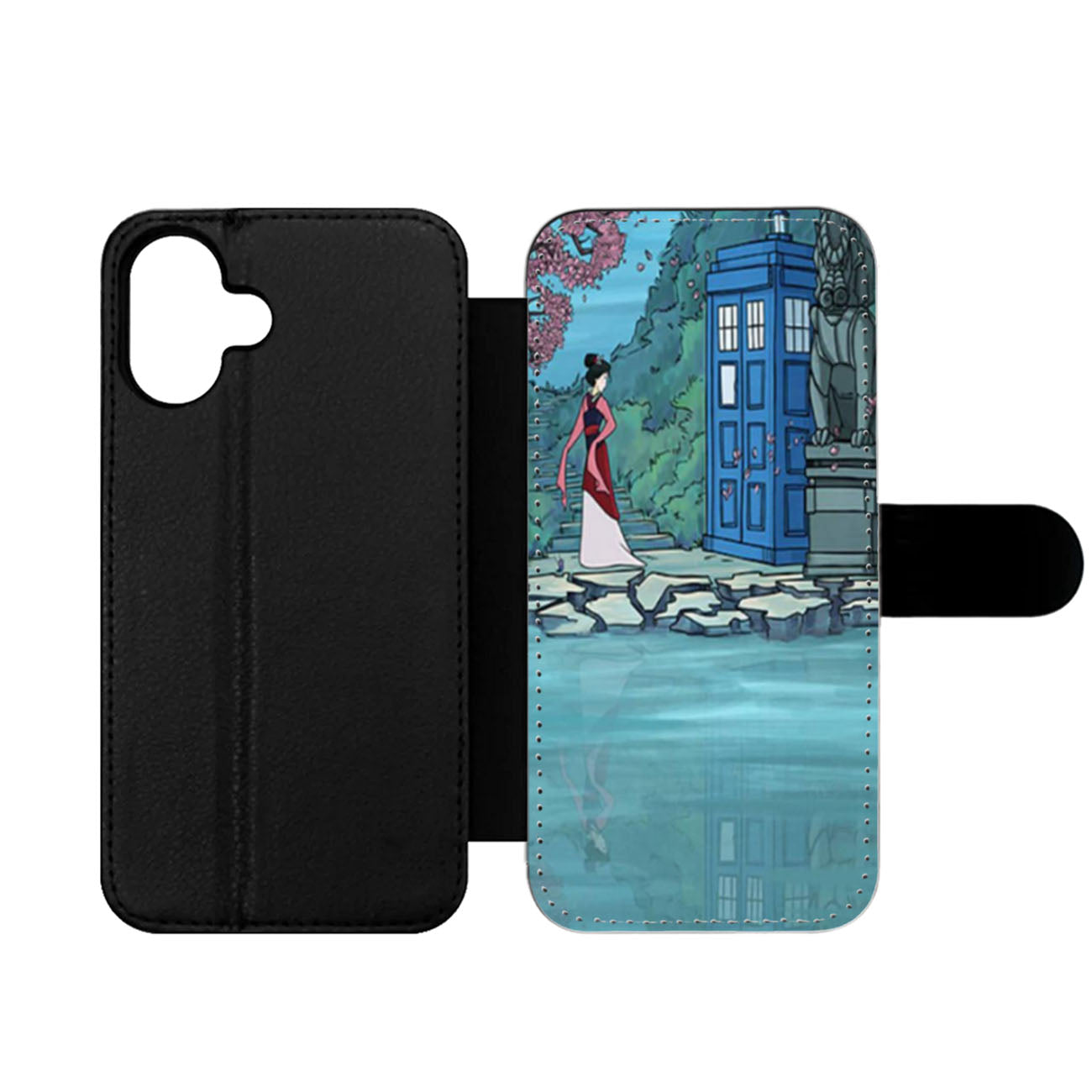 Tardis Mulan Wallet iPhone Case