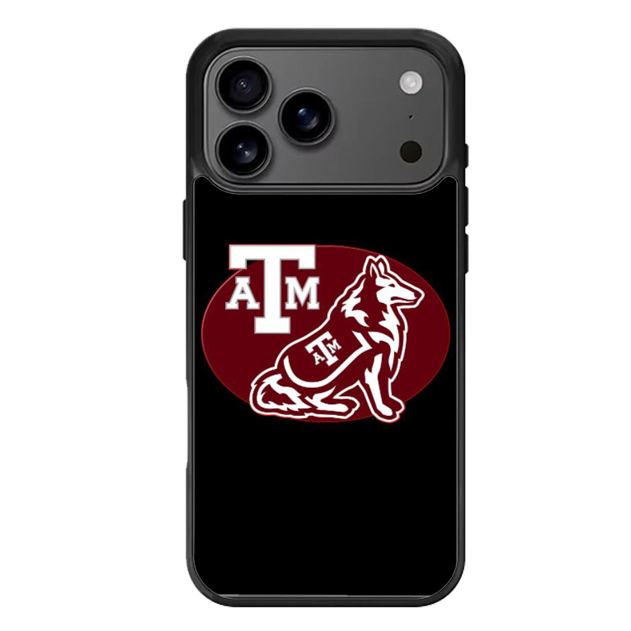 Texas AM Aggies Black iPhone 17 Pro Max Case