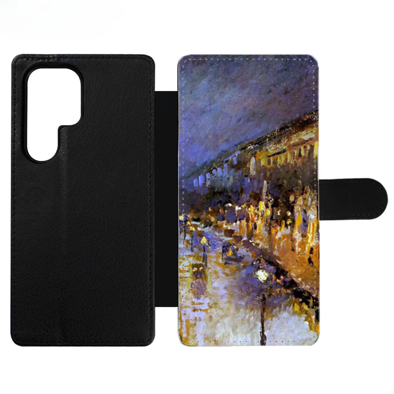 The Boulevard Montmartre at Night Wallet Samsung Case