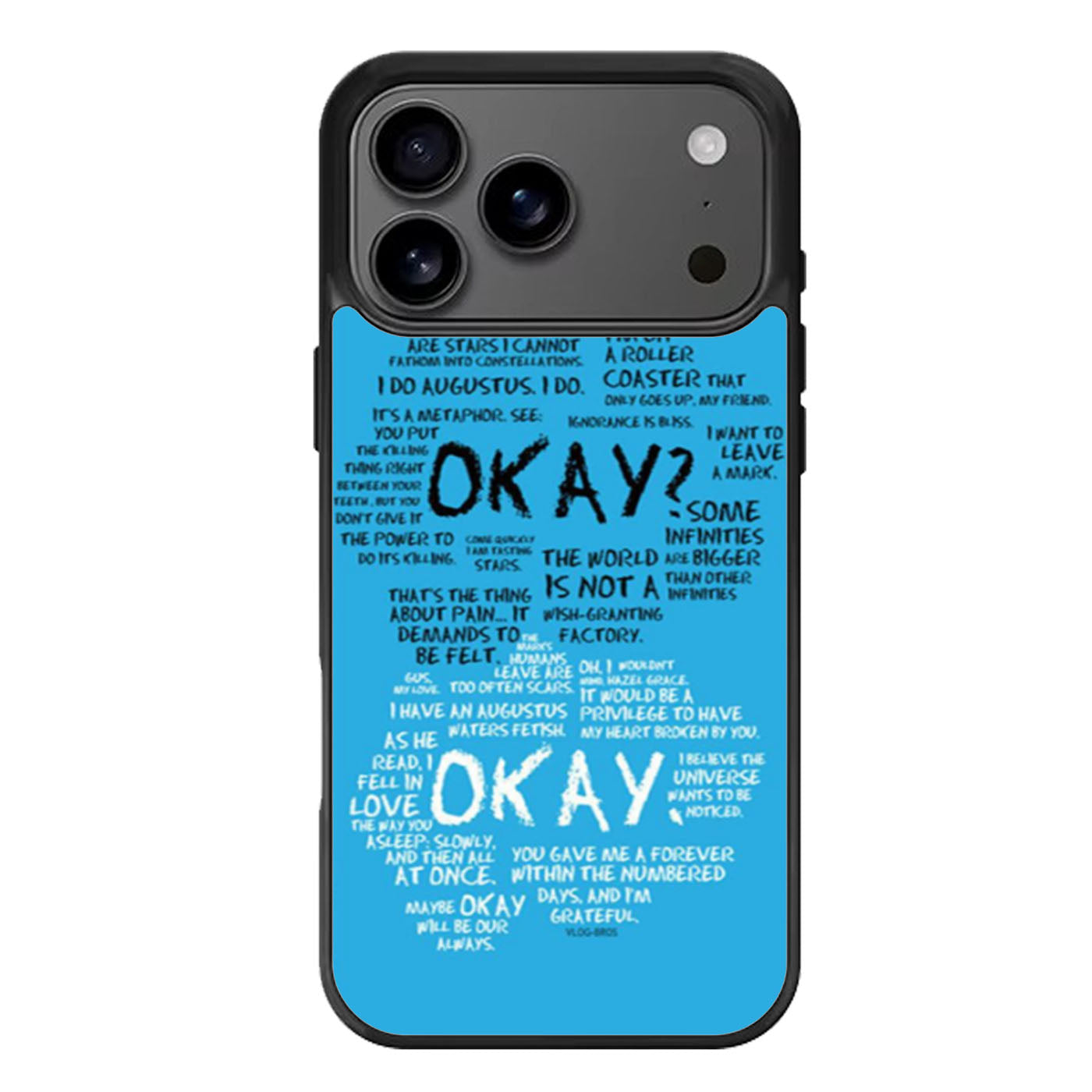 The Fault In Our Stars Quotes iPhone 17 Pro Max Case