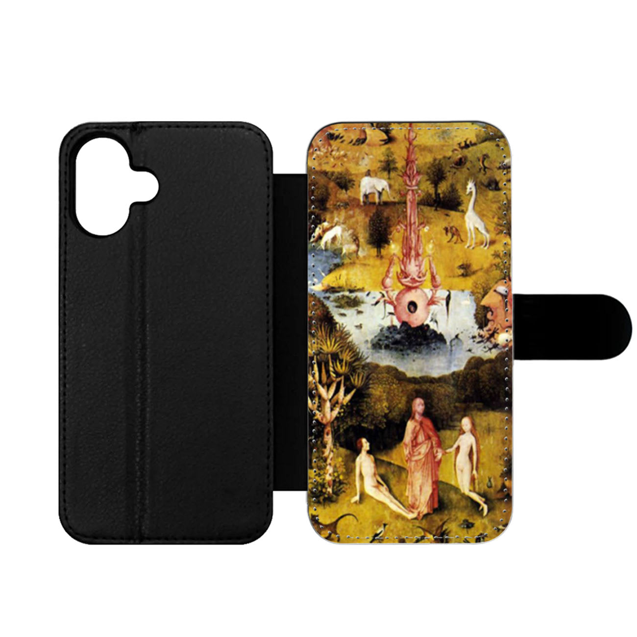 The Garden of Earthly Delights Wallet iPhone Case