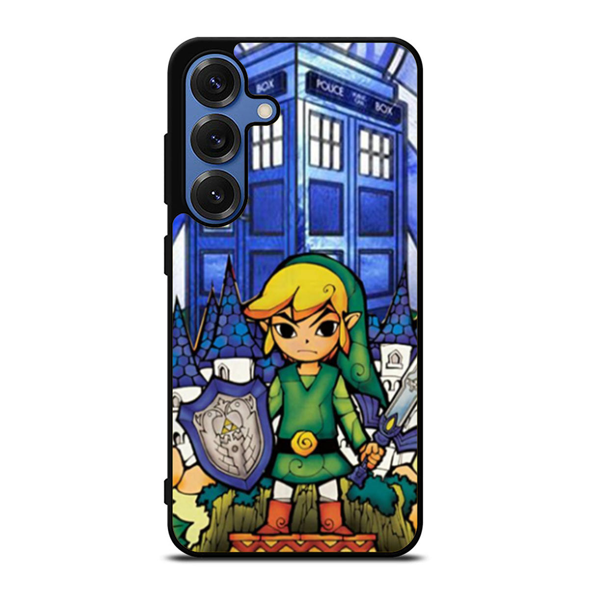 The Legends Of Zelda Protec Tardis Stained Glassy Samsung S25 Ultra Case