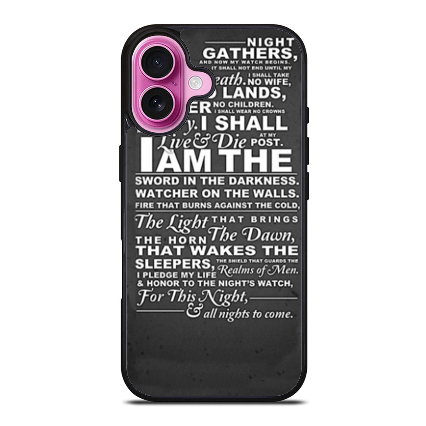 The Nights Watch Oath iPhone Case Cover