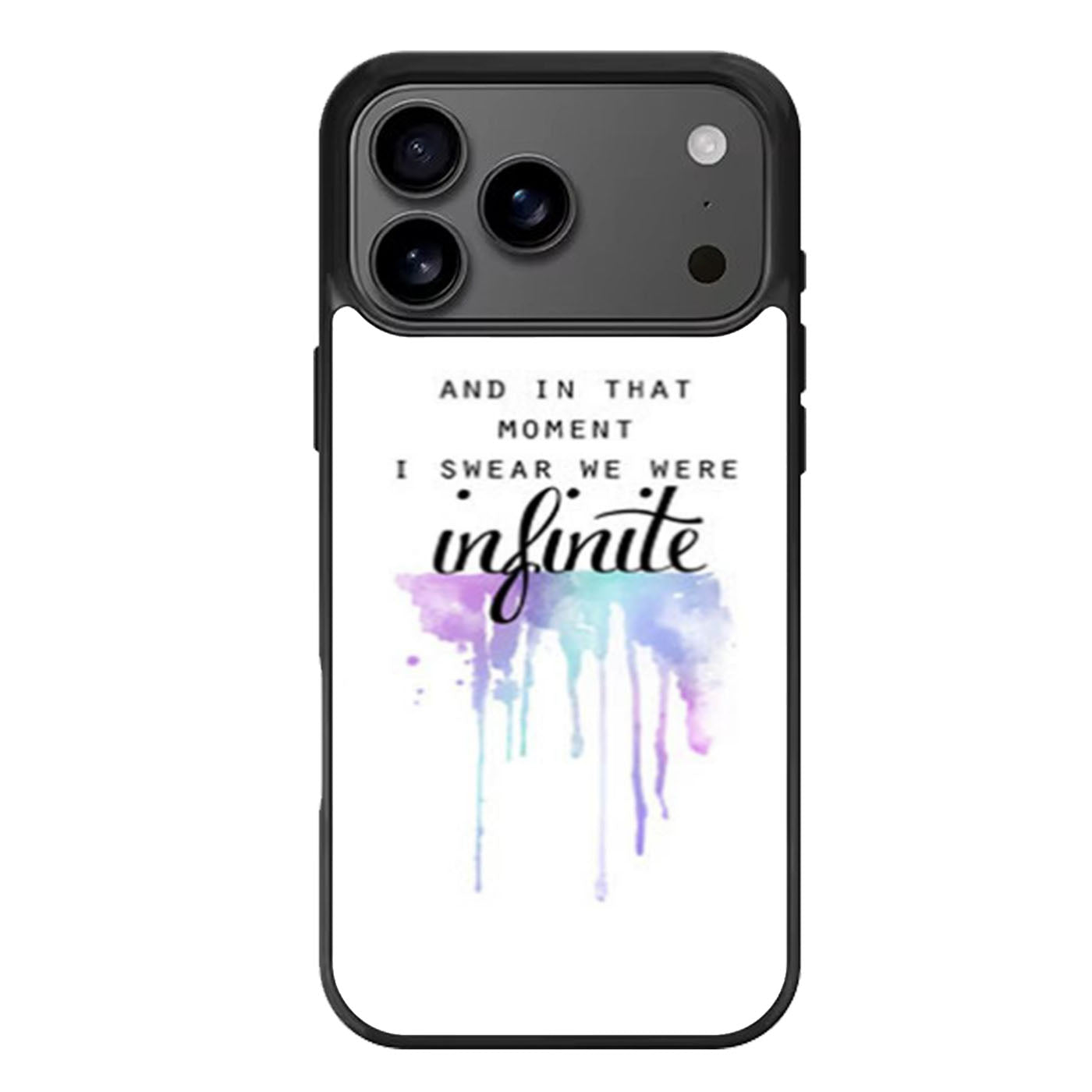 The Perks of Being a Wallflower Quote iPhone 17 Pro Max Case