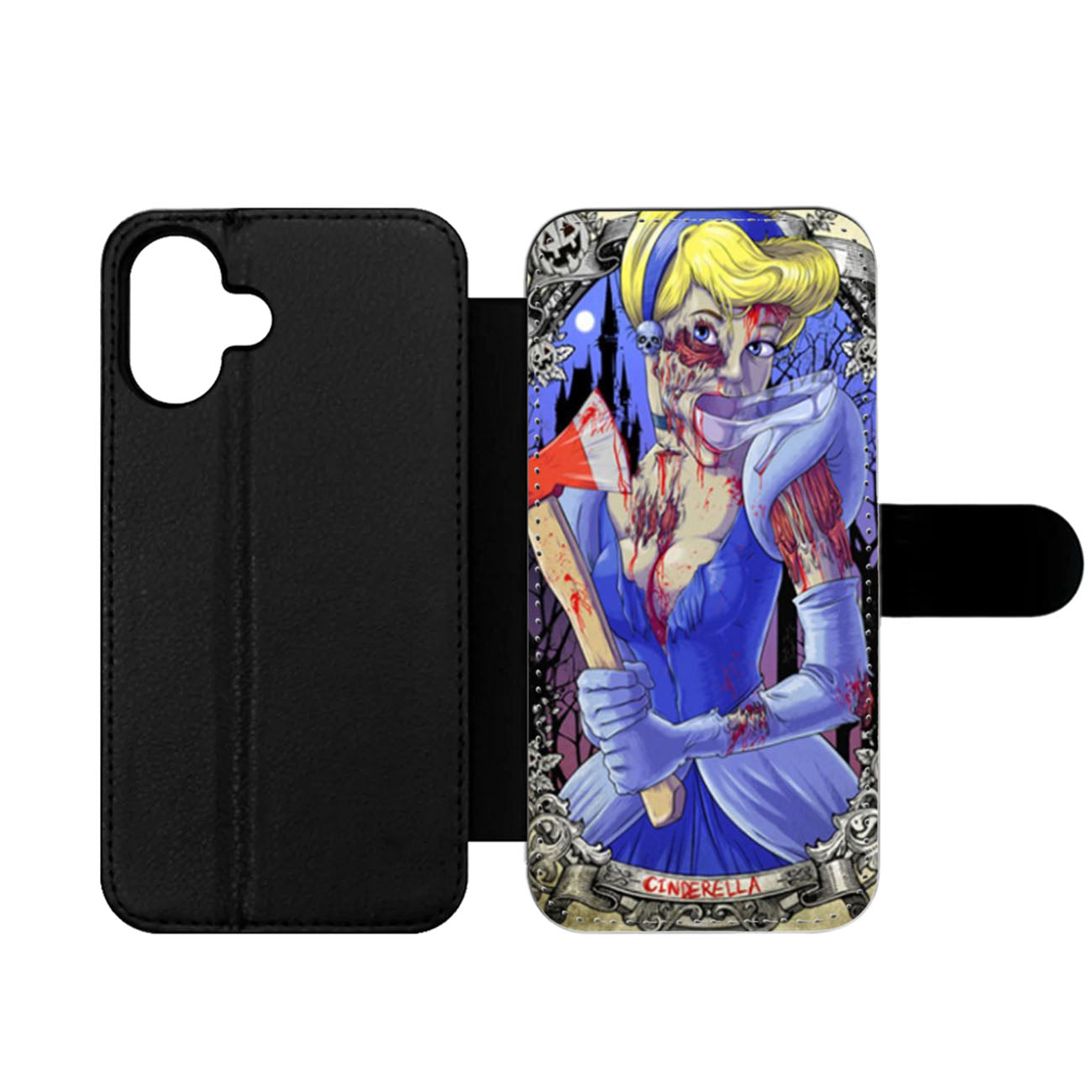 The Zombie Cinderella Princess Wallet iPhone Case