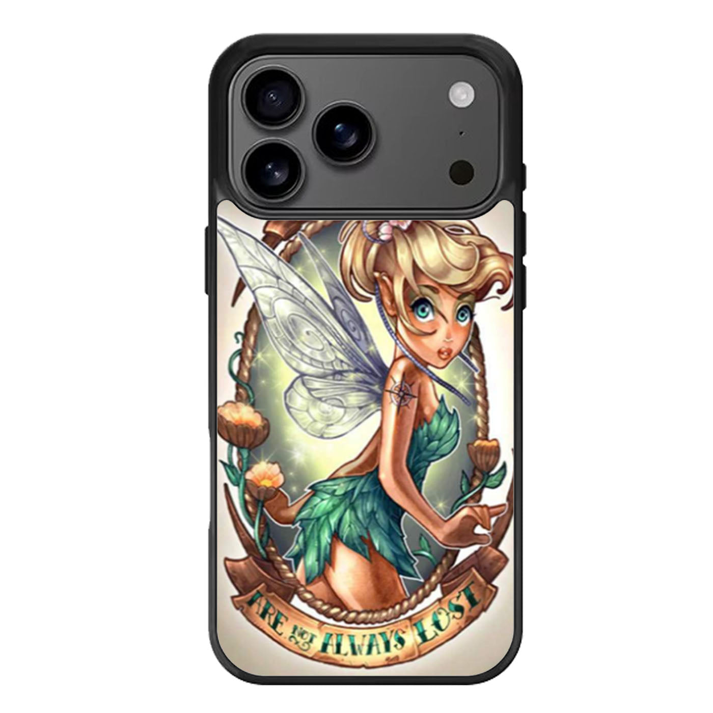 Tinkerbell Tattoo Those Who Wander Are Not Always Lost iPhone 17 Pro Max Case