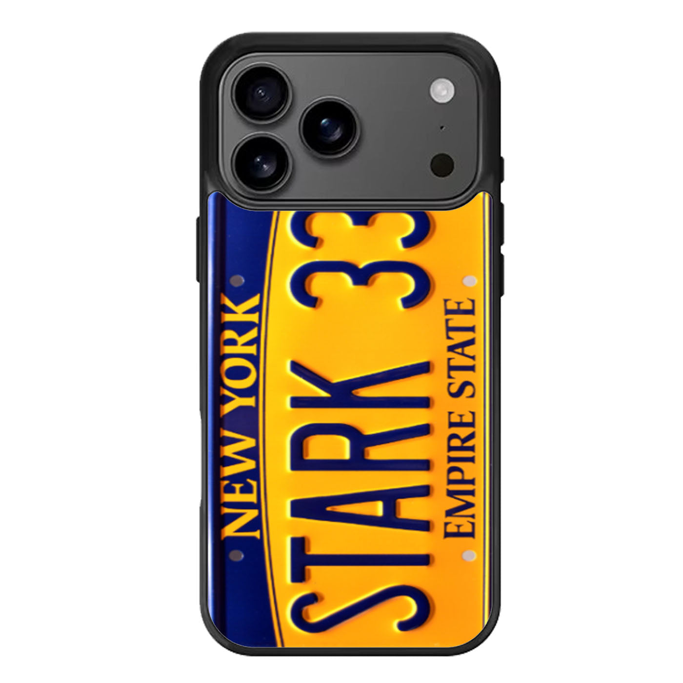 Tony Stark 33 License Plate iPhone 17 Pro Max Case