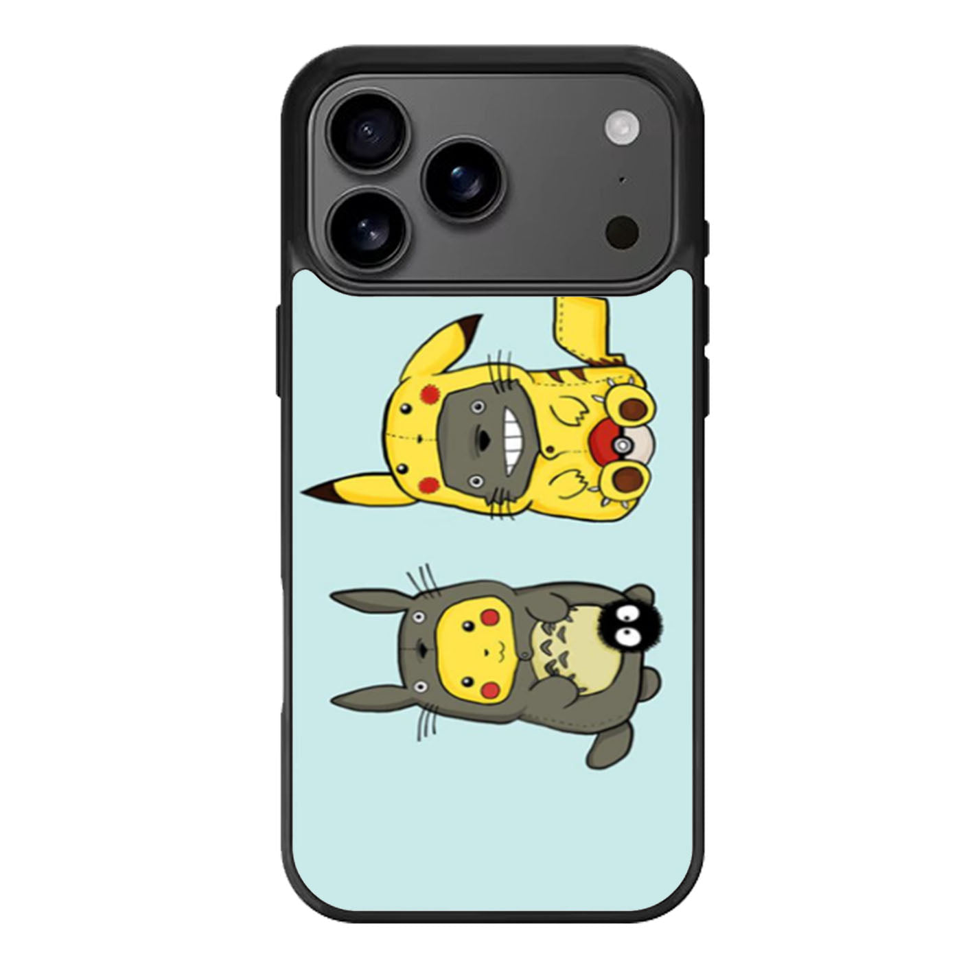 Totoro Pokemon iPhone 17 Pro Max Case