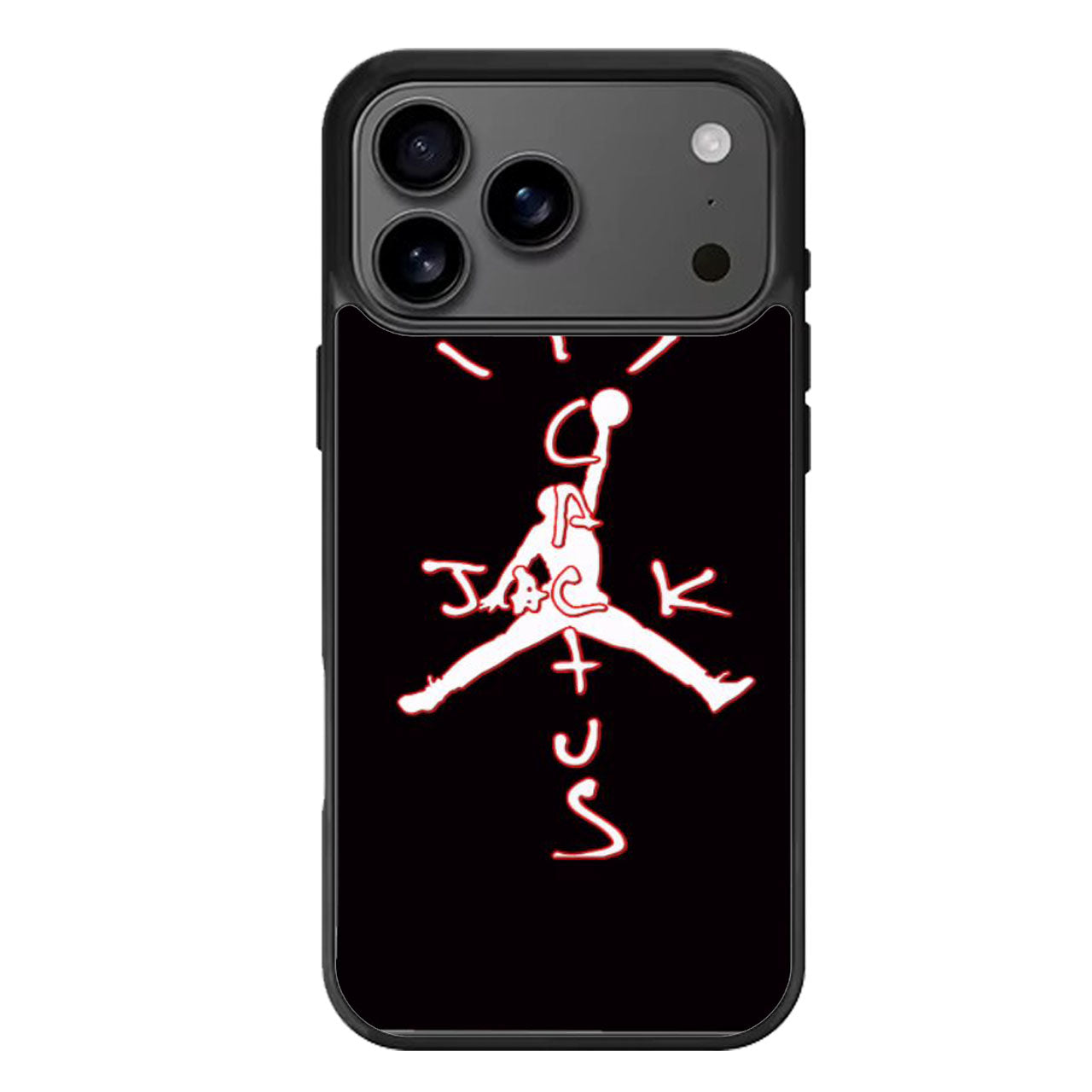 Travis Scott Jack Cactus X Jordan Black iPhone 17 Pro Max Case