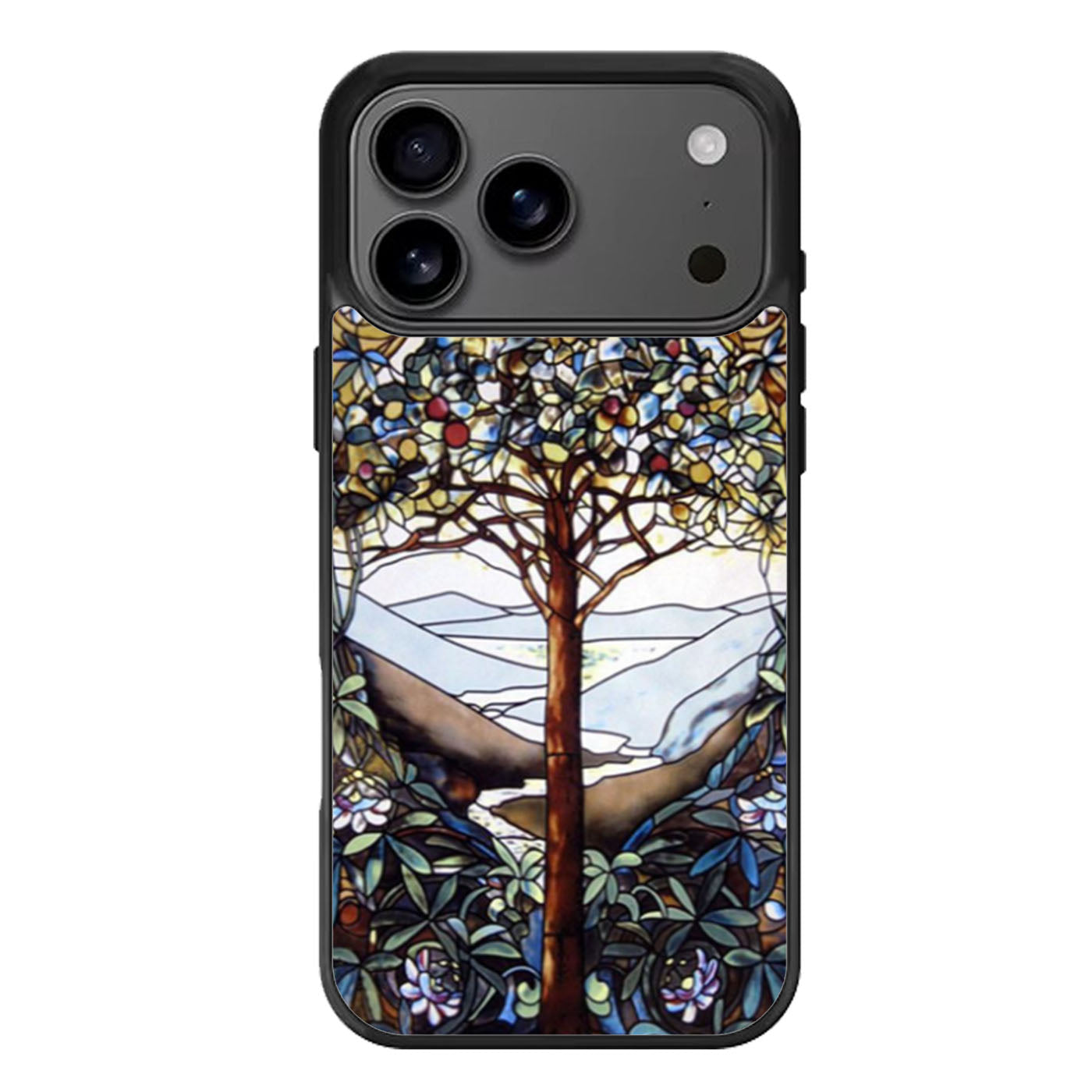 Tree of Life Stained Glass iPhone 17 Pro Max Case