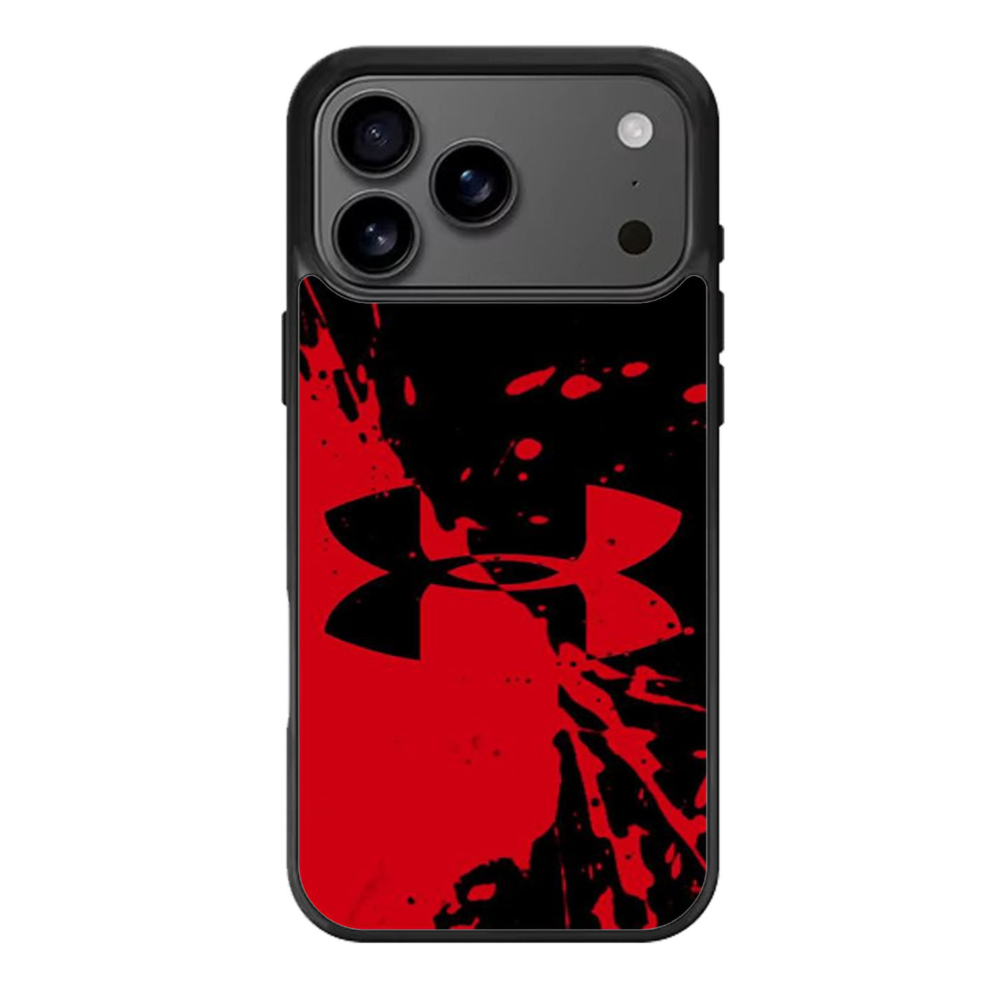 UNDER ARMOUR LOGO RED BLACK iPhone 17 Pro Max Case
