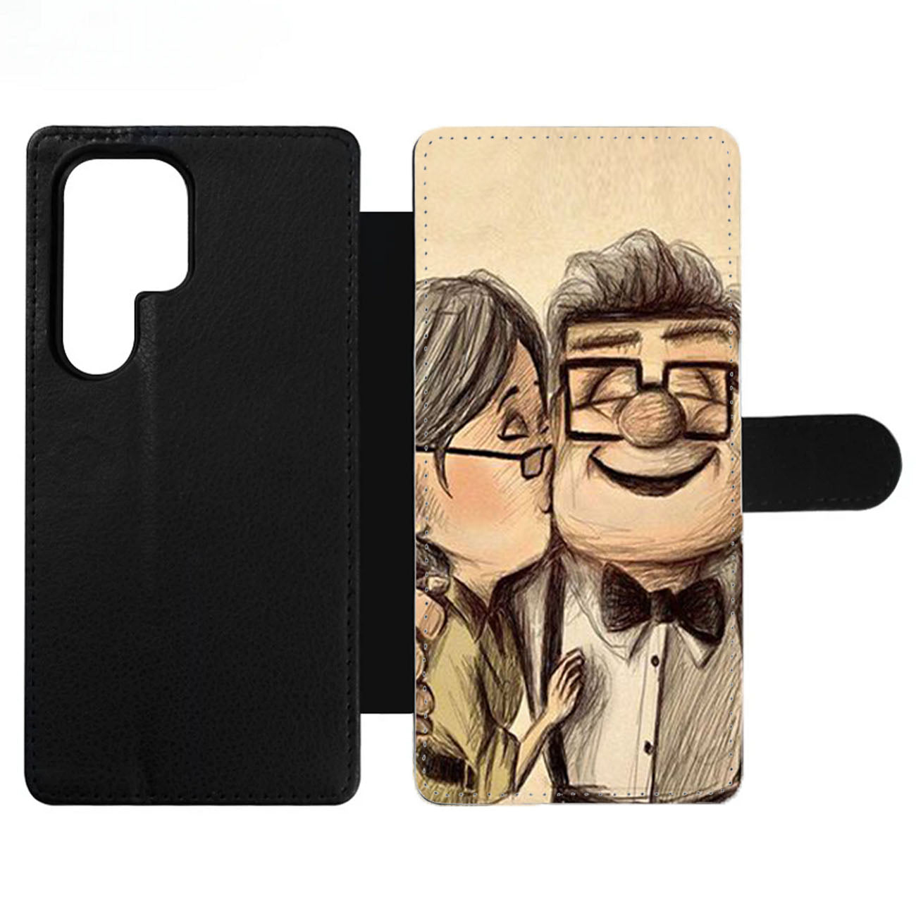 Up Disney Love Kiss Romance Wallet Samsung Case