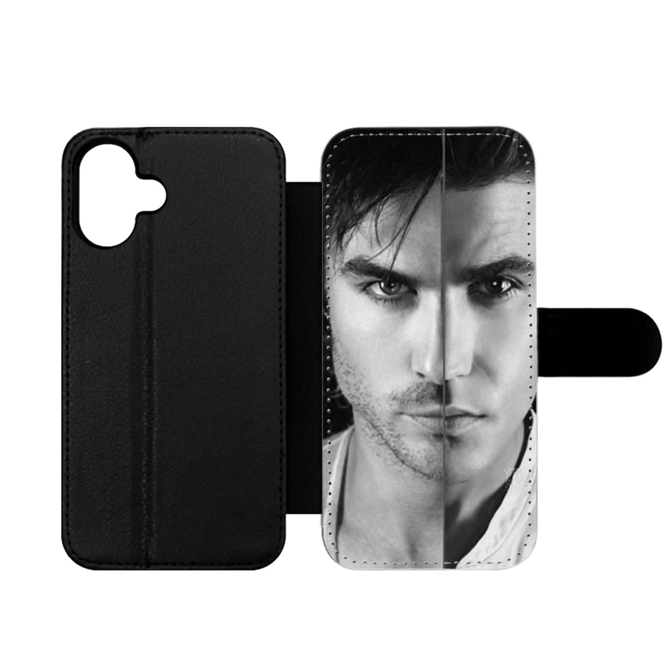 Vampire Diaries Stefan Damon Salvatore Wallet iPhone Case