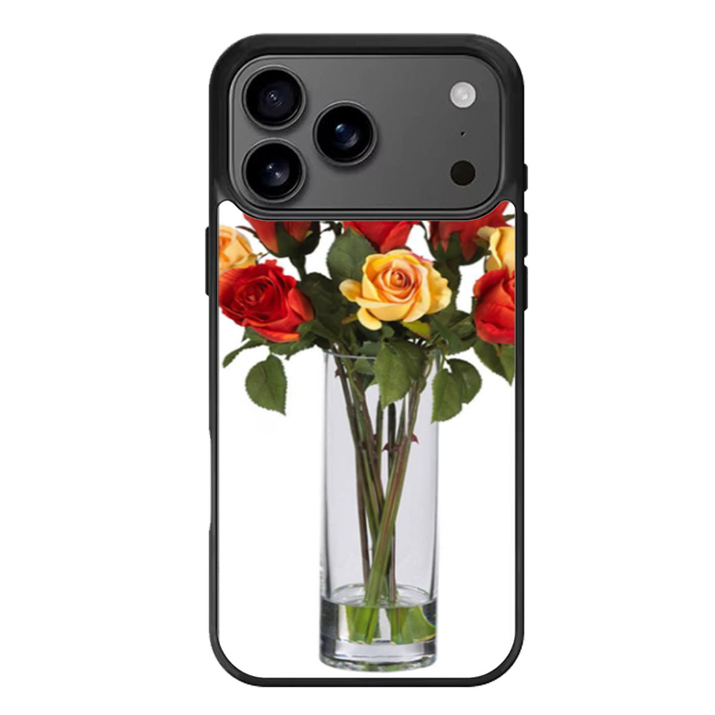 Vase Rose Flower iPhone 17 Pro Max Case