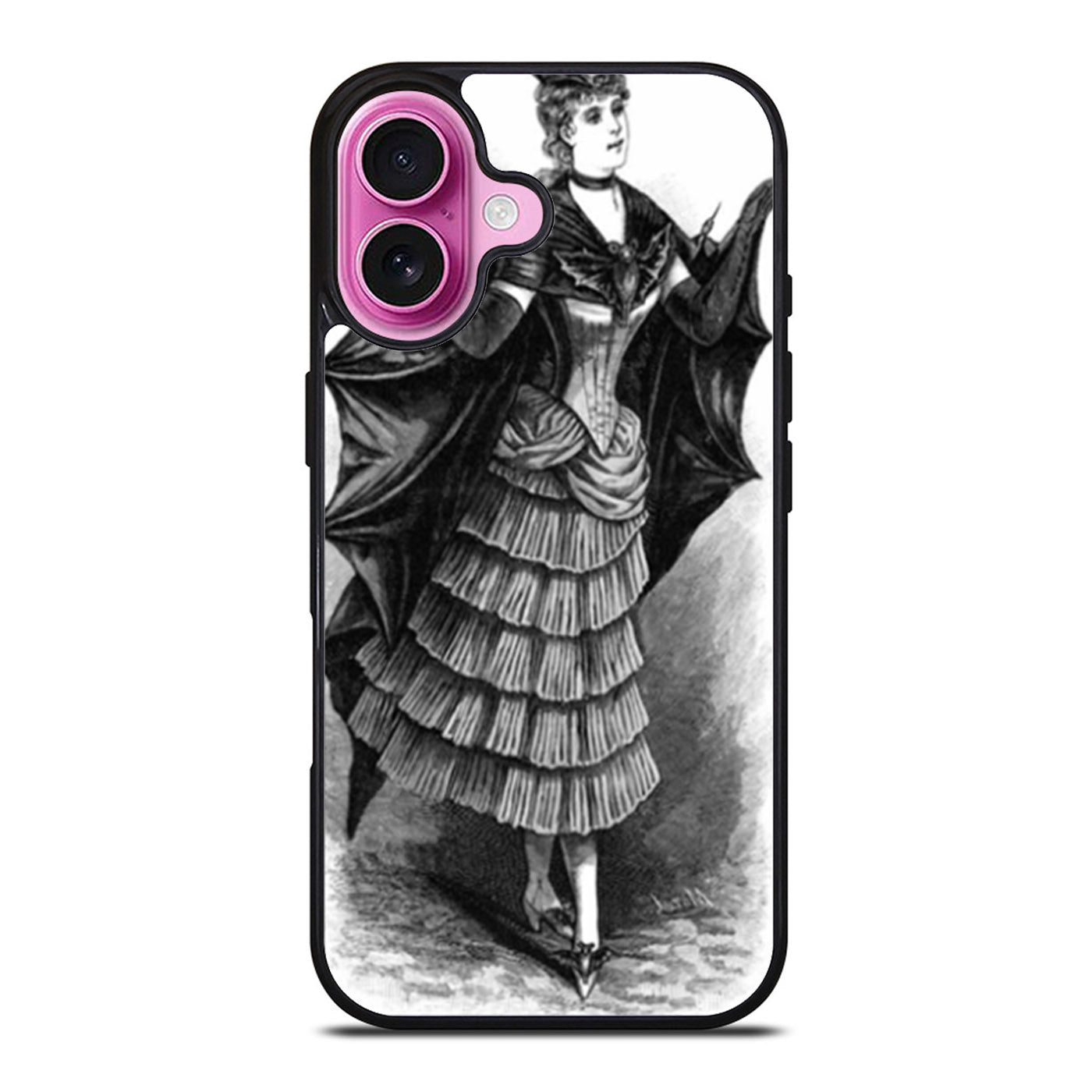 Victorian Bat Girl iPhone Case Cover