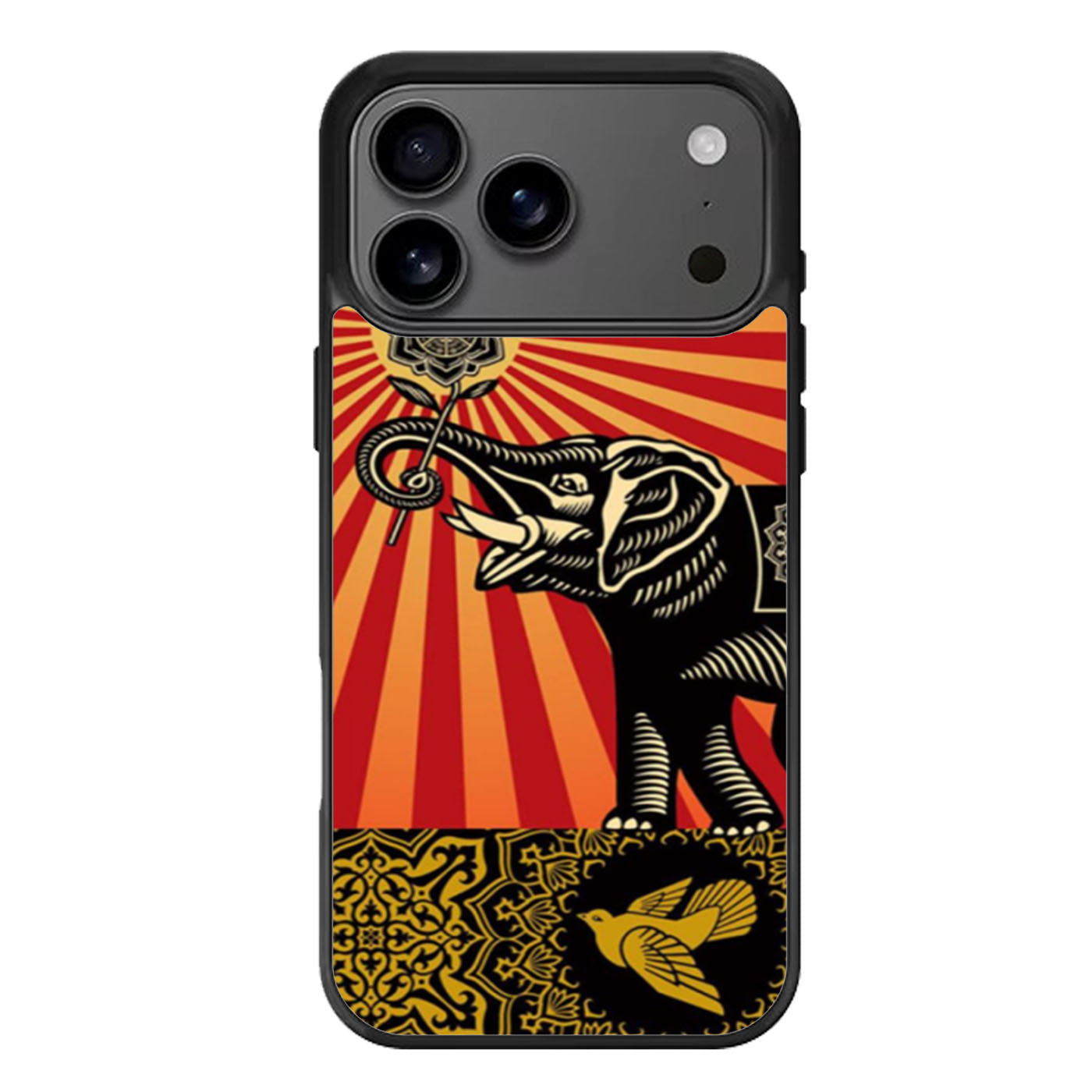 Vintage Elephant Art iPhone 17 Pro Max Case