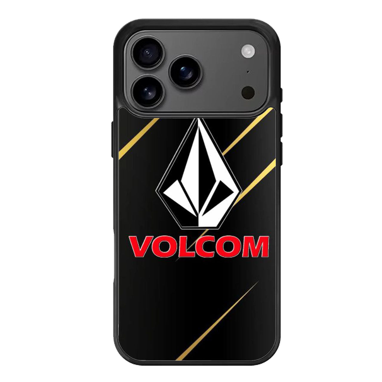 Volcom Black Metallic iPhone 17 Pro Max Case
