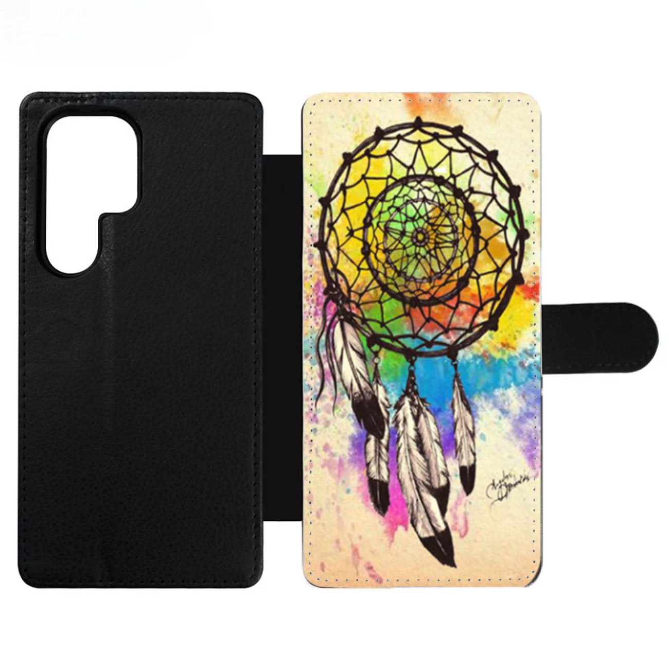 Watercolor Dream Catcher Wallet Samsung Case