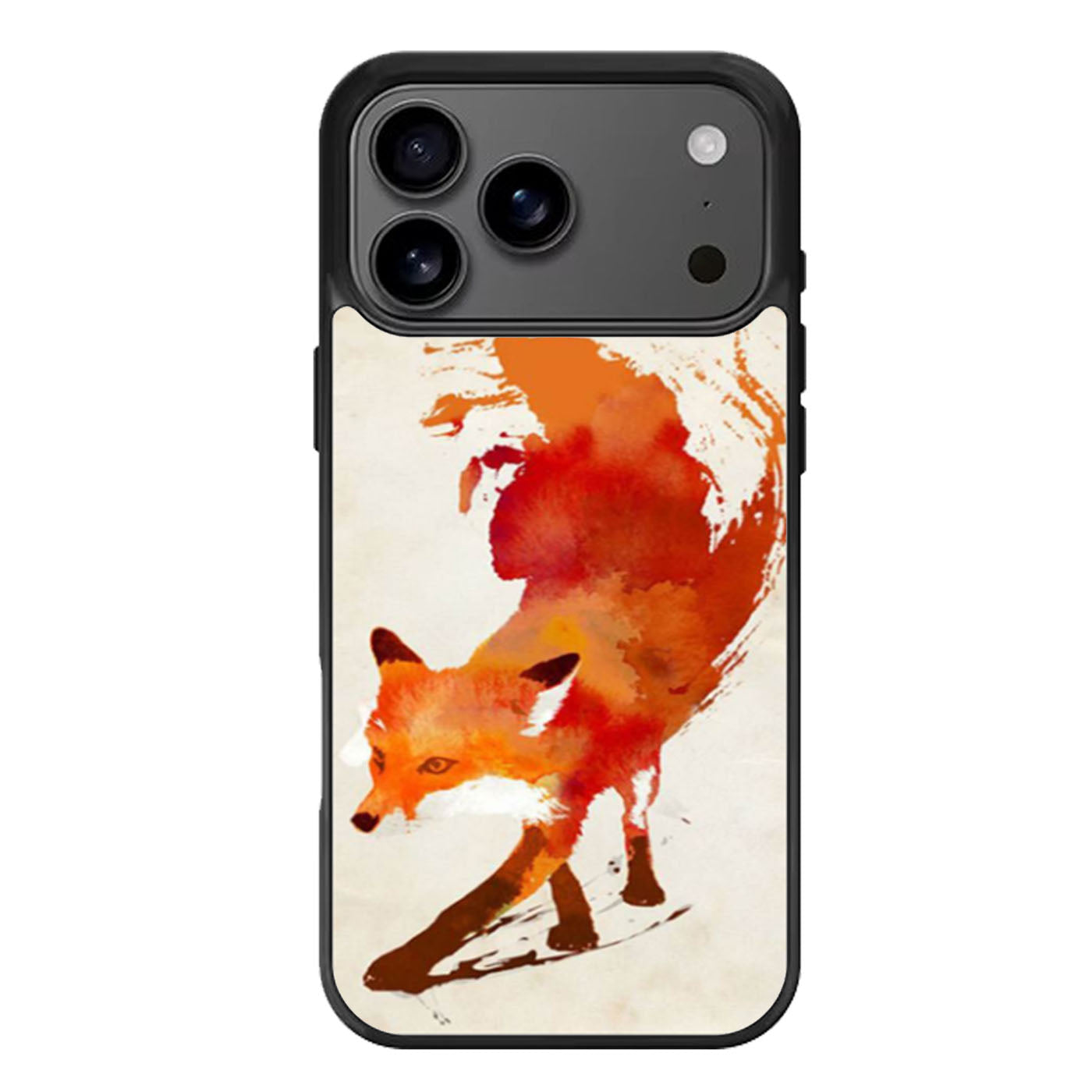 Watercolor Fox iPhone 17 Pro Max Case