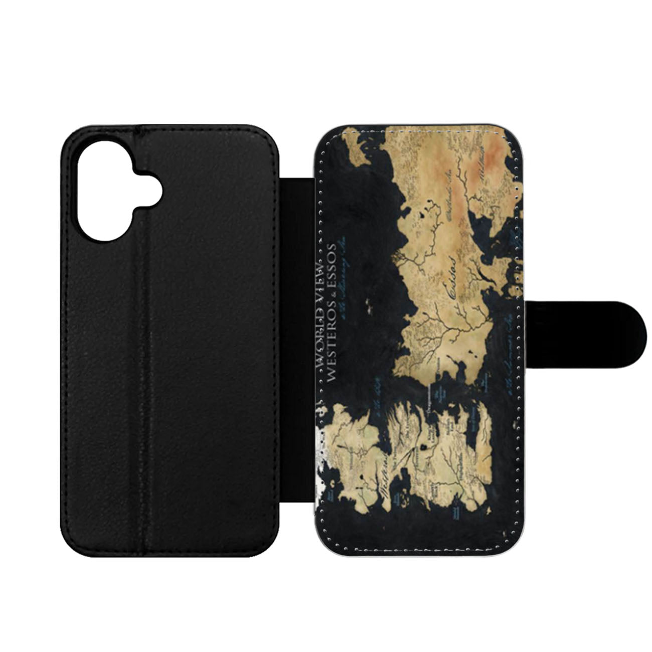 Westeros and Essos Maps Wallet iPhone Case