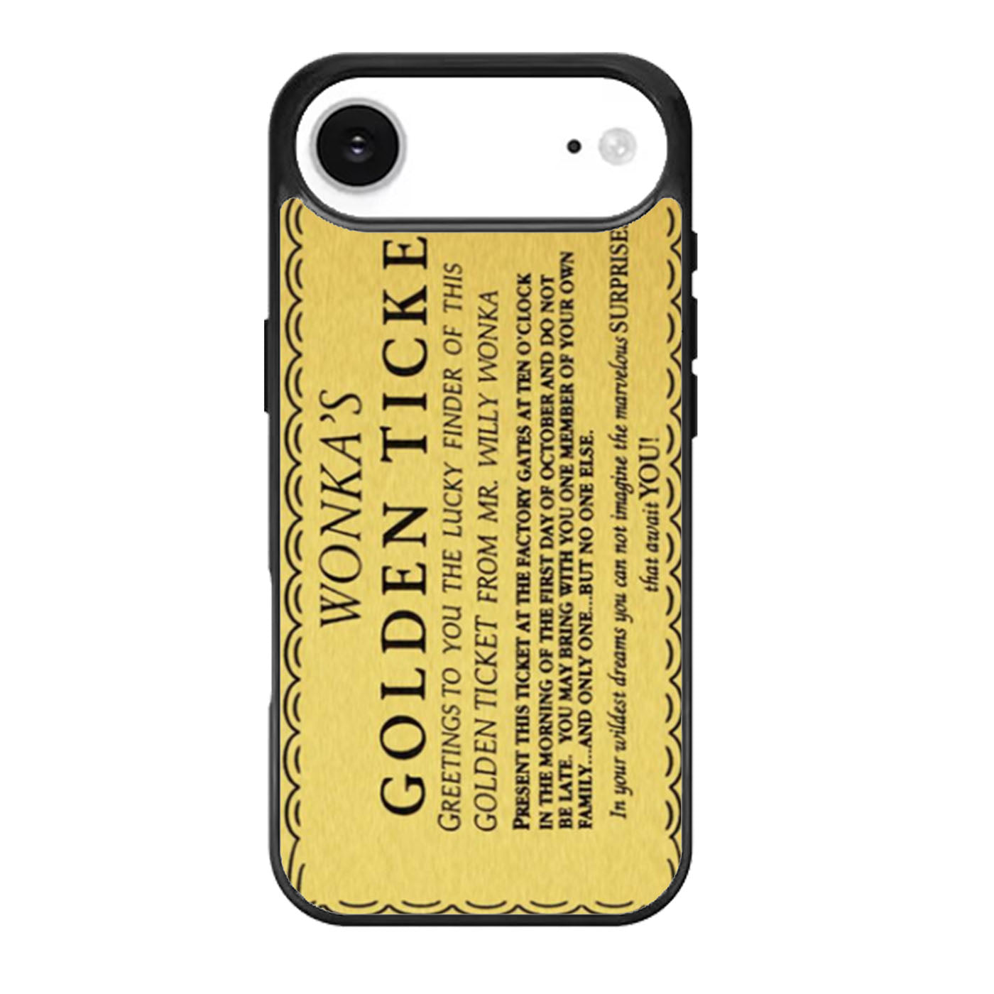 Willy Wonka Golden Ticket iPhone Air Case