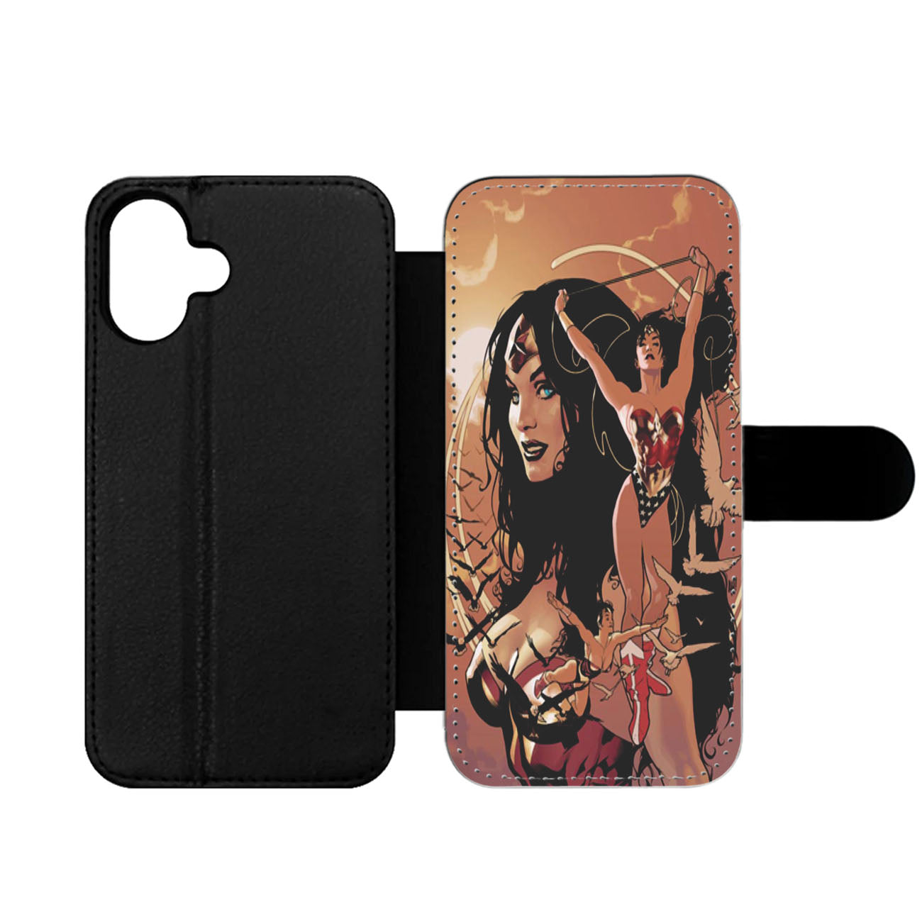 Wonder Woman Art Wallet iPhone Case