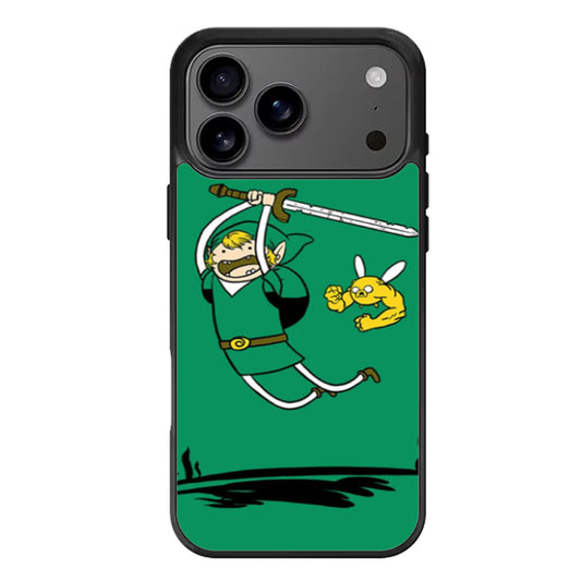 Zelda Adventure Time Zelda Finn and Jake iPhone 17 Pro Max Case