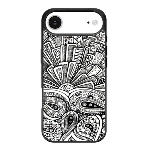 Zentangle Monogram iPhone Air Case