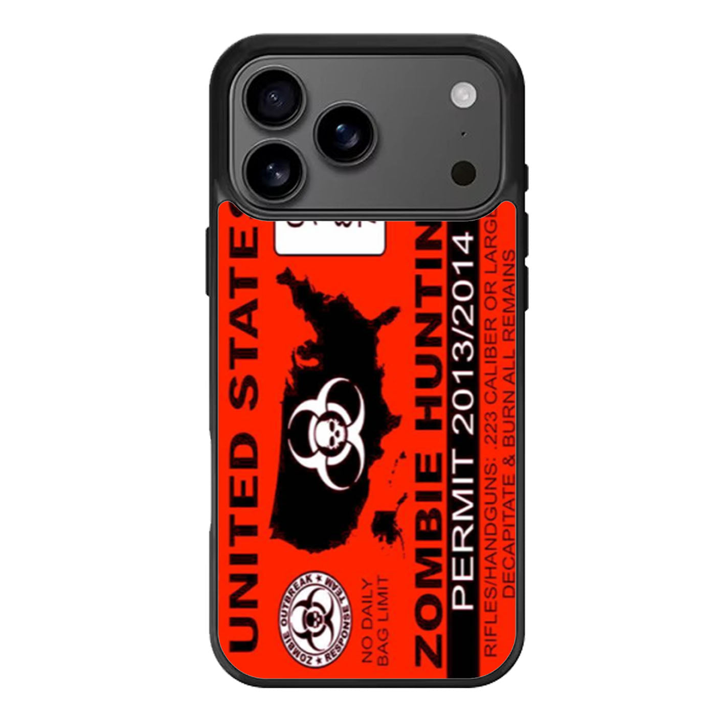 Zombie Hunting Permit iPhone 17 Pro Max Case