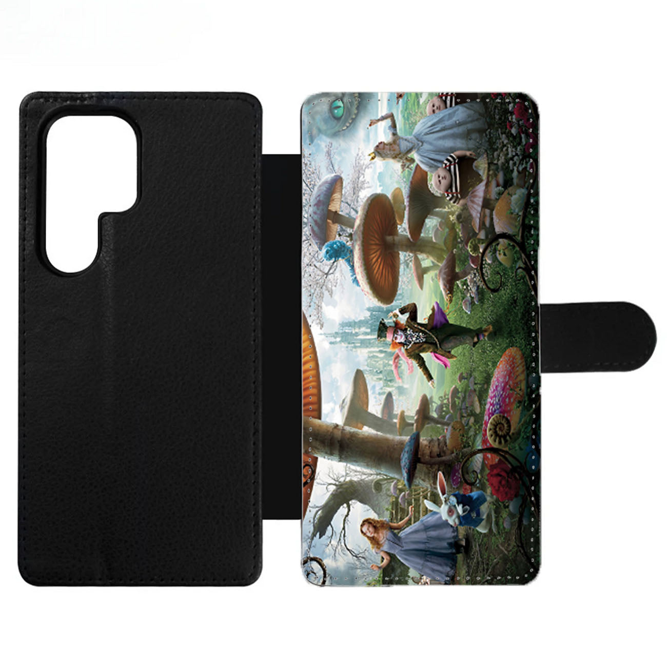 alice in wonderland cat disney for Wallet Samsung Case