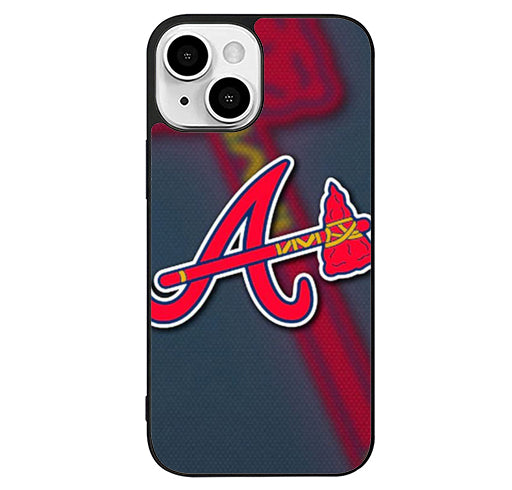 atlanta braves wallpaper iPhone 15 Plus Case