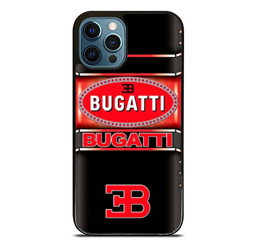 bugatti red logo cover iPhone 12 Pro Max Case