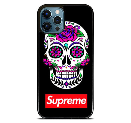Sugar Skull Black iPhone 12 Pro Max Case