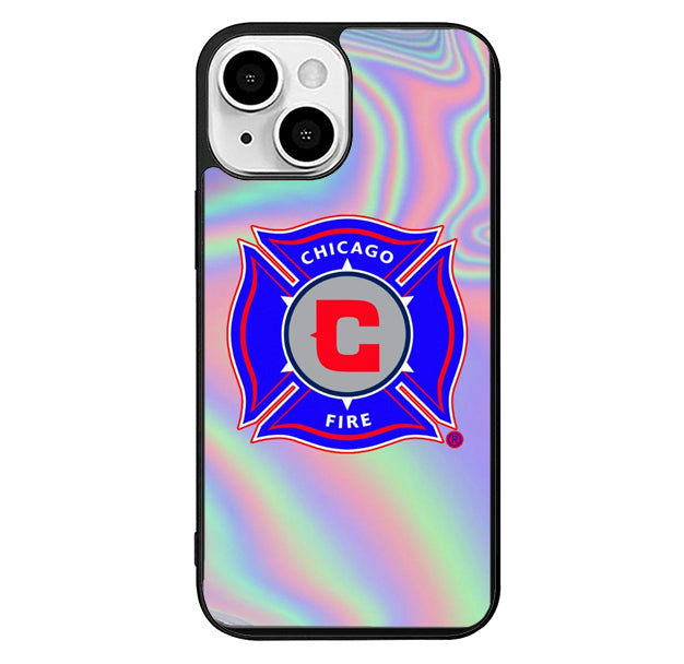 Chicago Fire Soccer Holographic iPhone 13 Case