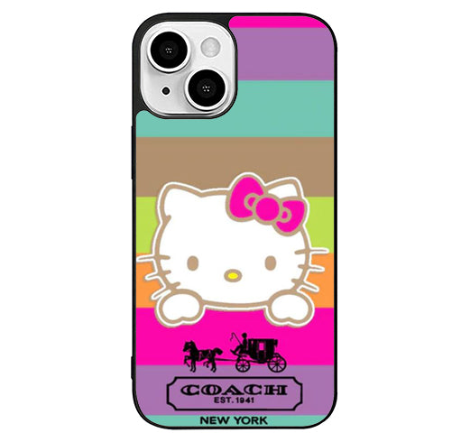 coach NY hello kitty cover iPhone 13 Case