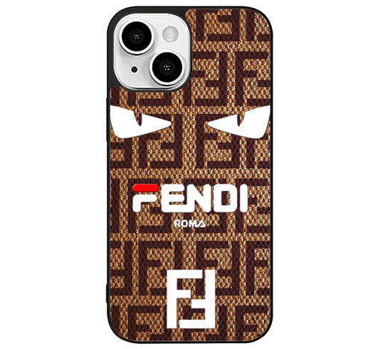 Fendi Brown Pattern iPhone 13 Case