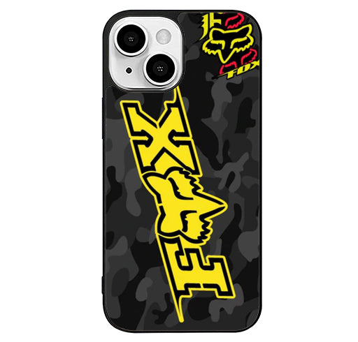 fox racing black camo iPhone 13 Case
