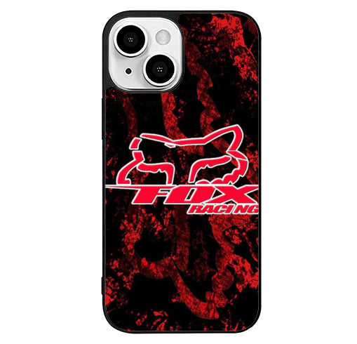 fox racing red bachround cover iPhone 13 Case