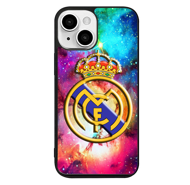 Real Madrid Logo Galaxy iPhone 13 Case