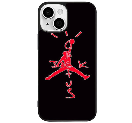 Travis Scott Jack Cactus X Jordan Red iPhone 13 Case
