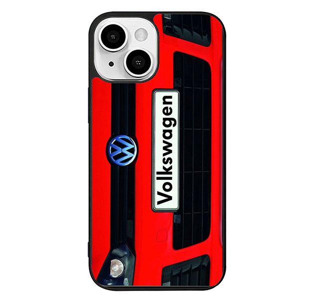 VW Volkswagen Red Emblem iPhone 13 Case