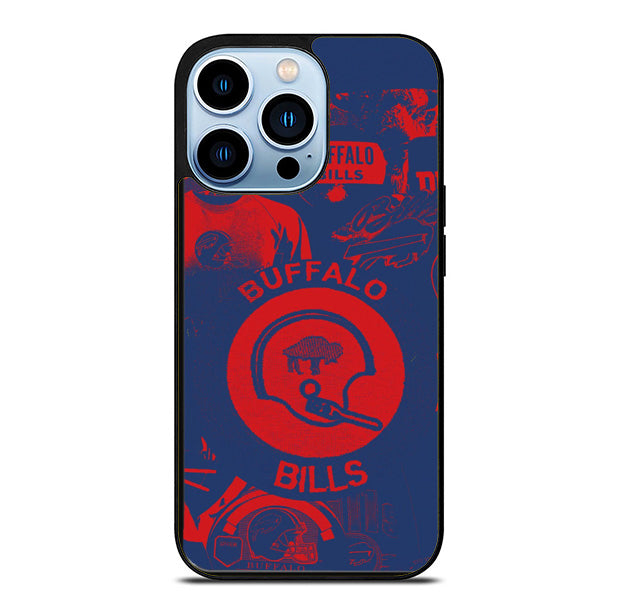Buffalo Bills Painted iPhone 13 Pro Max Case