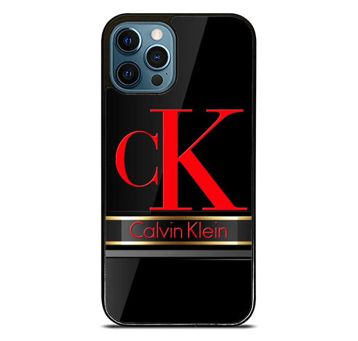 Calvin Klein Black Red iPhone 13 Pro Max Case