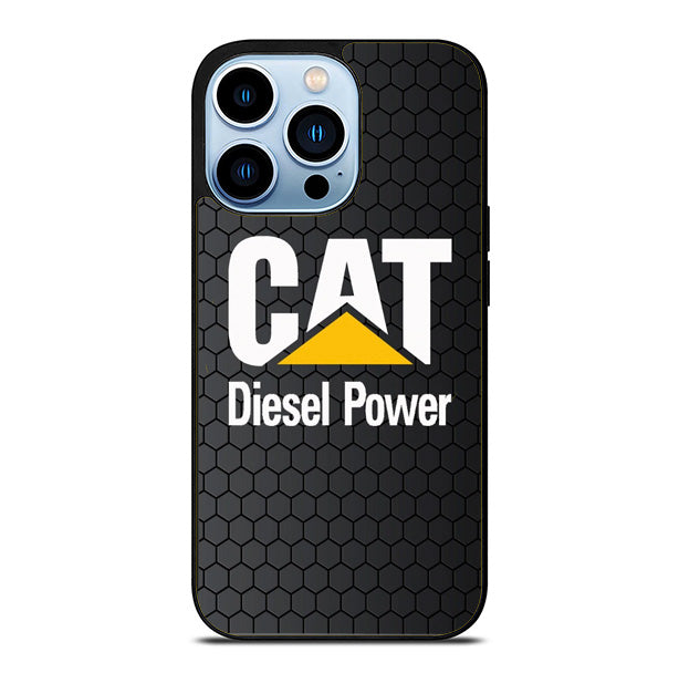 CAT Caterpiilar Black Hexagon iPhone 13 Pro Max Case
